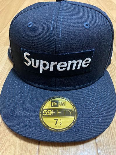 Supreme No Comp Box Logo New Era "Navy"