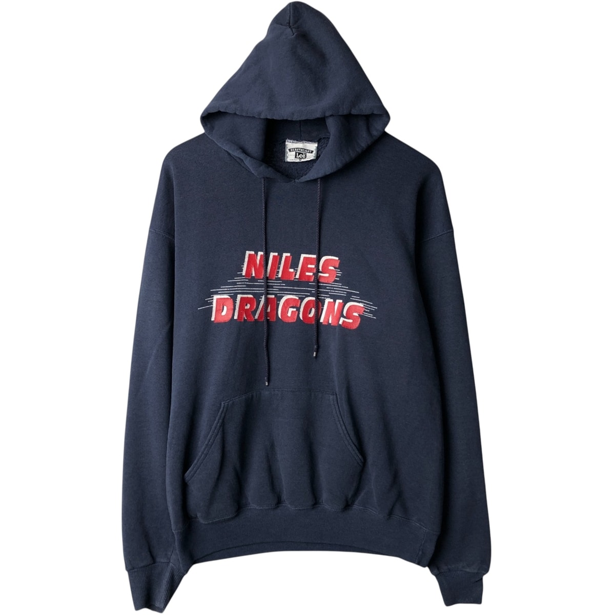 古着 90年代 リー Lee 龍柄 ドラゴン柄 スウェットプルオーバーパーカー USA製 メンズM相当 ヴィンテージ/eaa595684