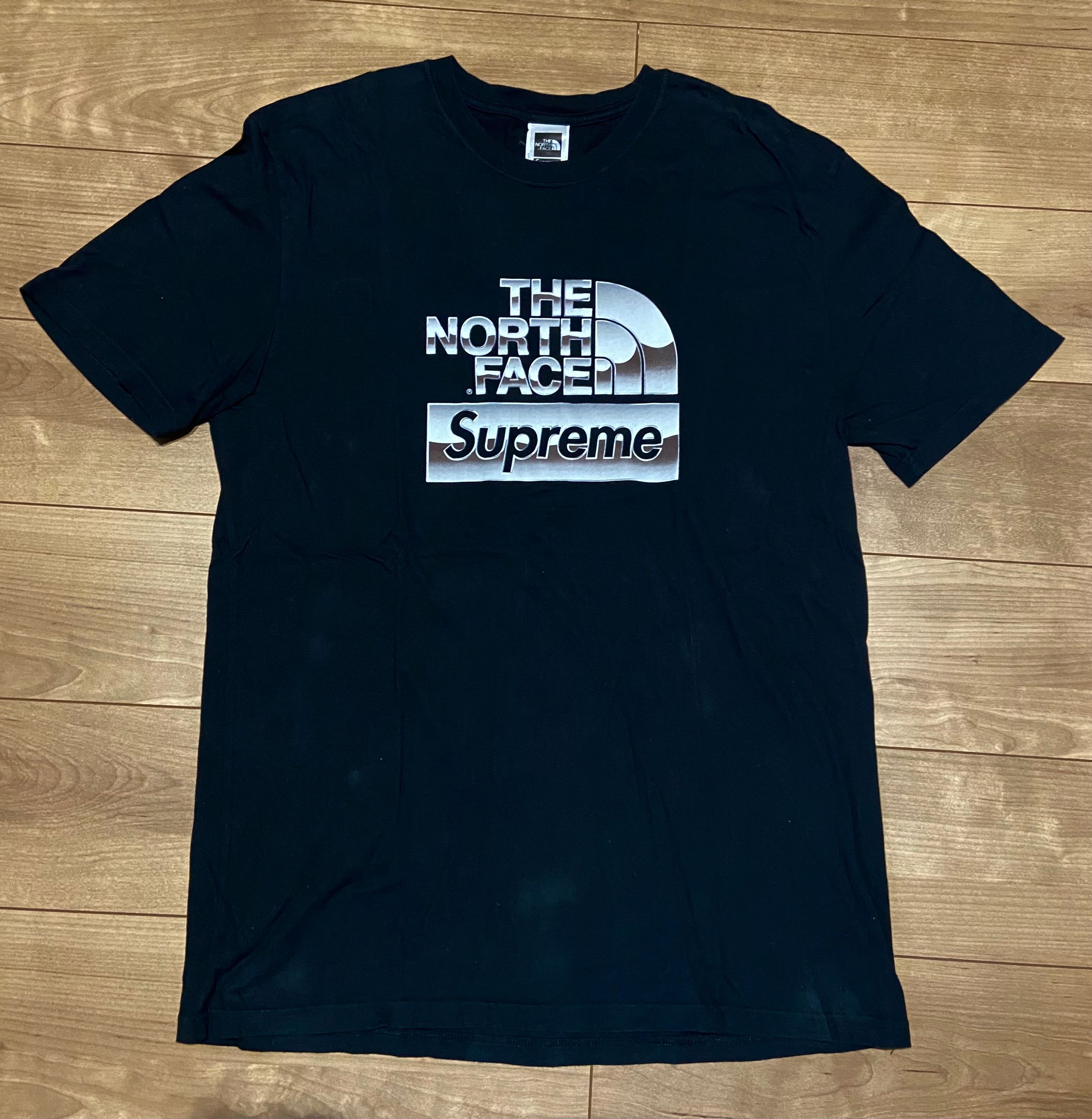 Supreme x The North Face Metallic Logo T-Shirt "Black"