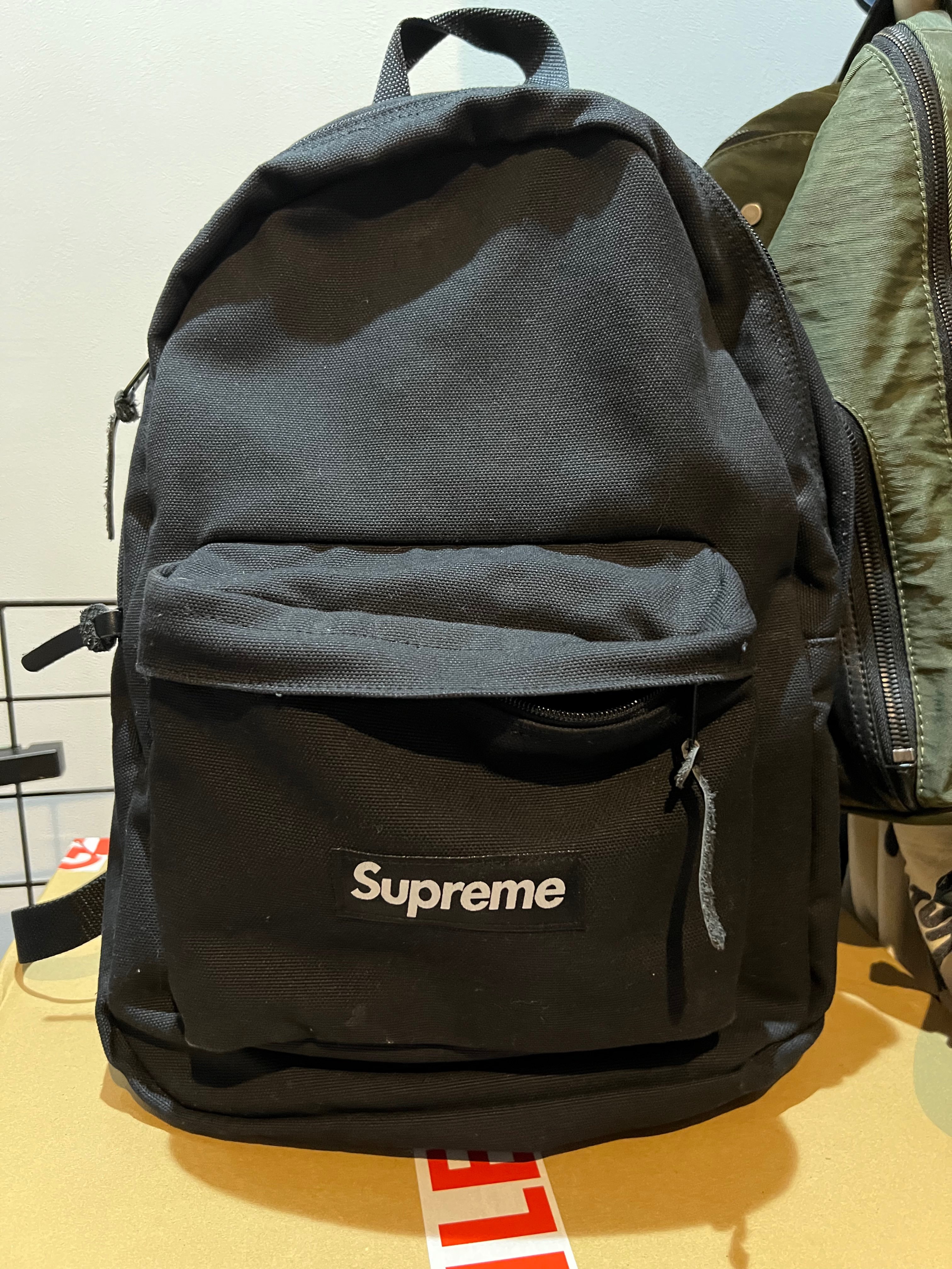 Supreme Canvas Backpack "Black"