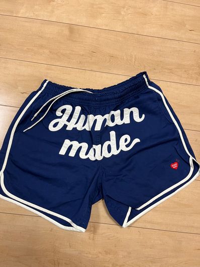 HUMAN MADE Game Shorts "Navy"
