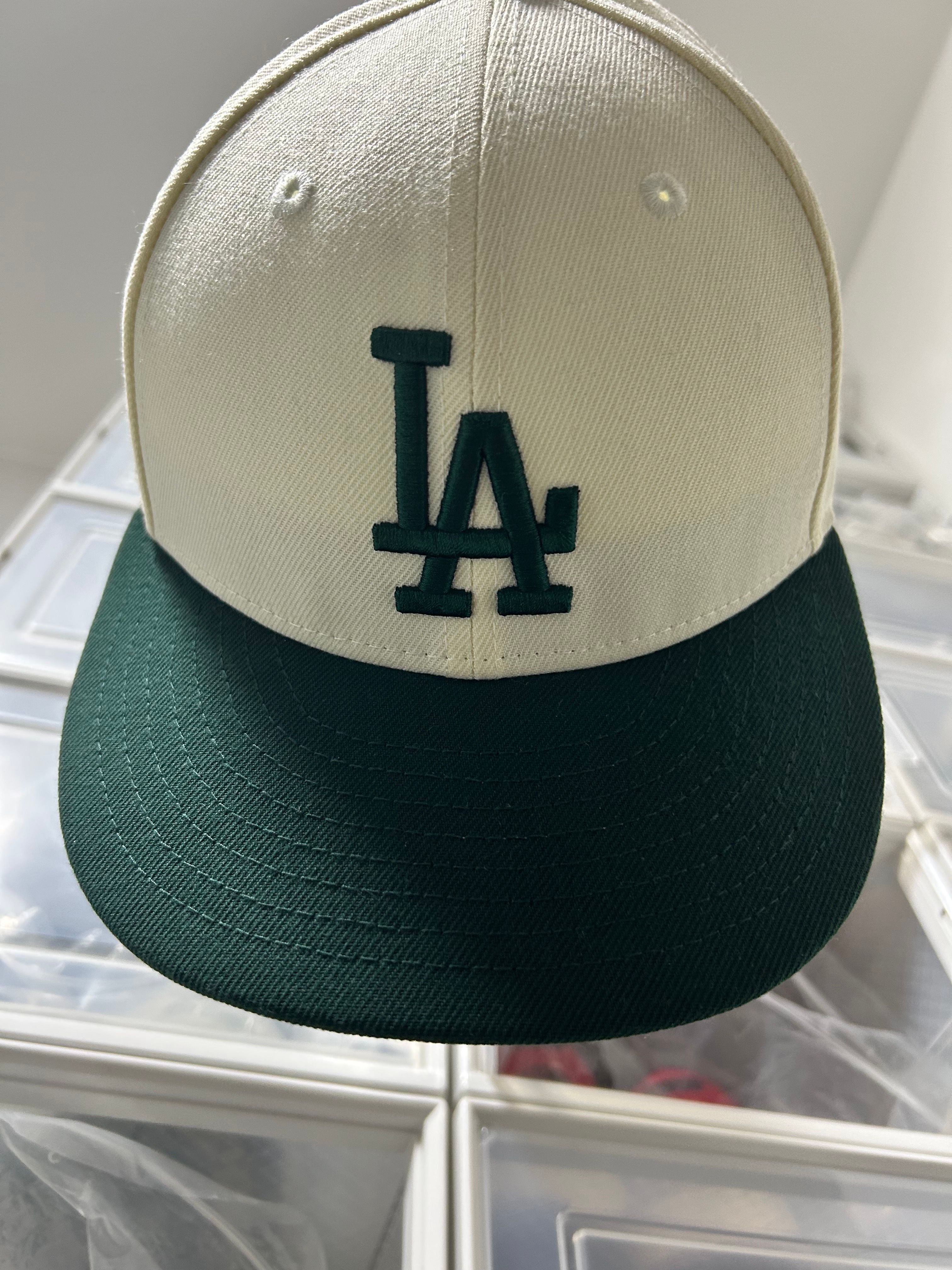 NEW ERA x Aime Leon Dore Dodgers Hat "Ivory/Green"