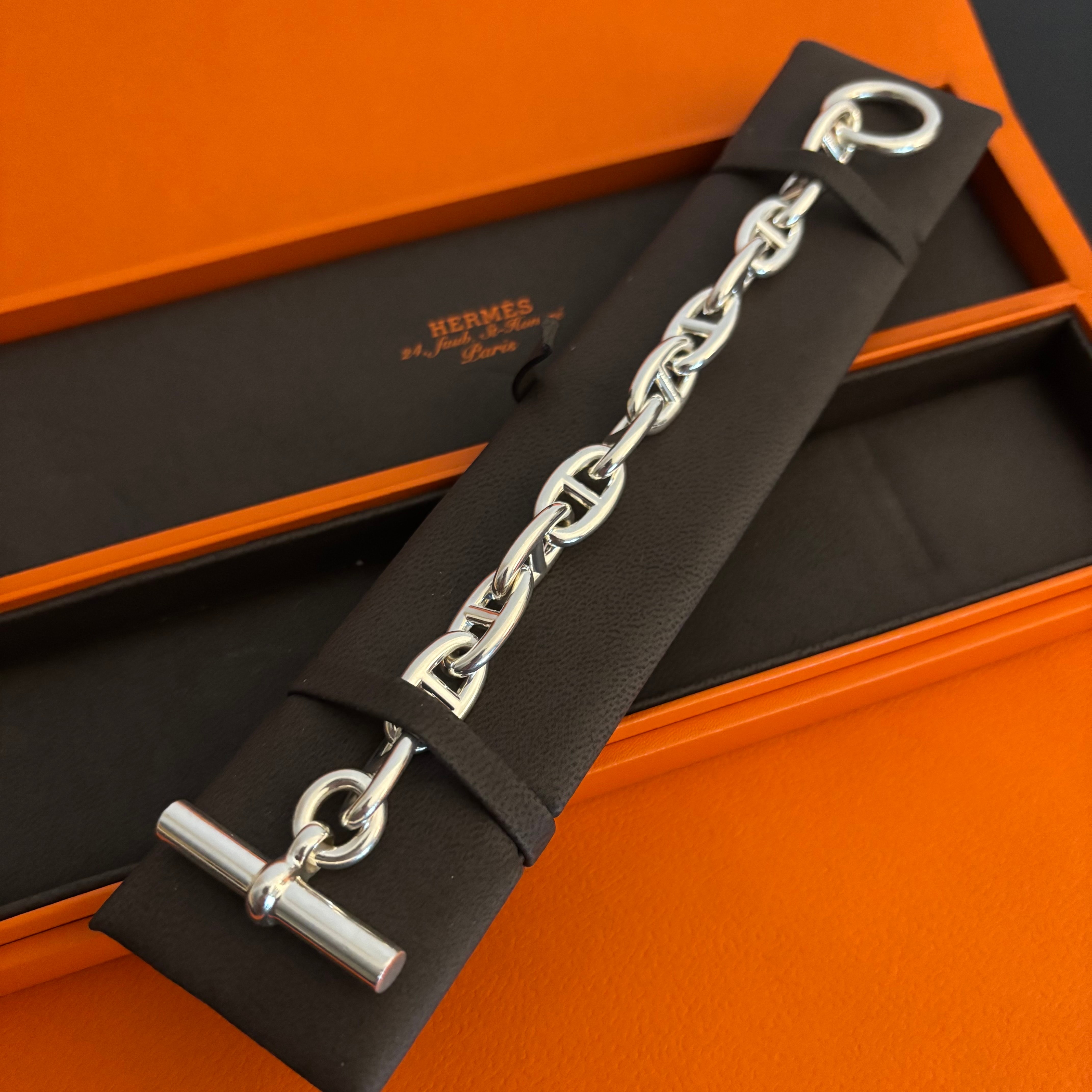 Hermes Chaine D'ancre GM Bracelet "Silver"