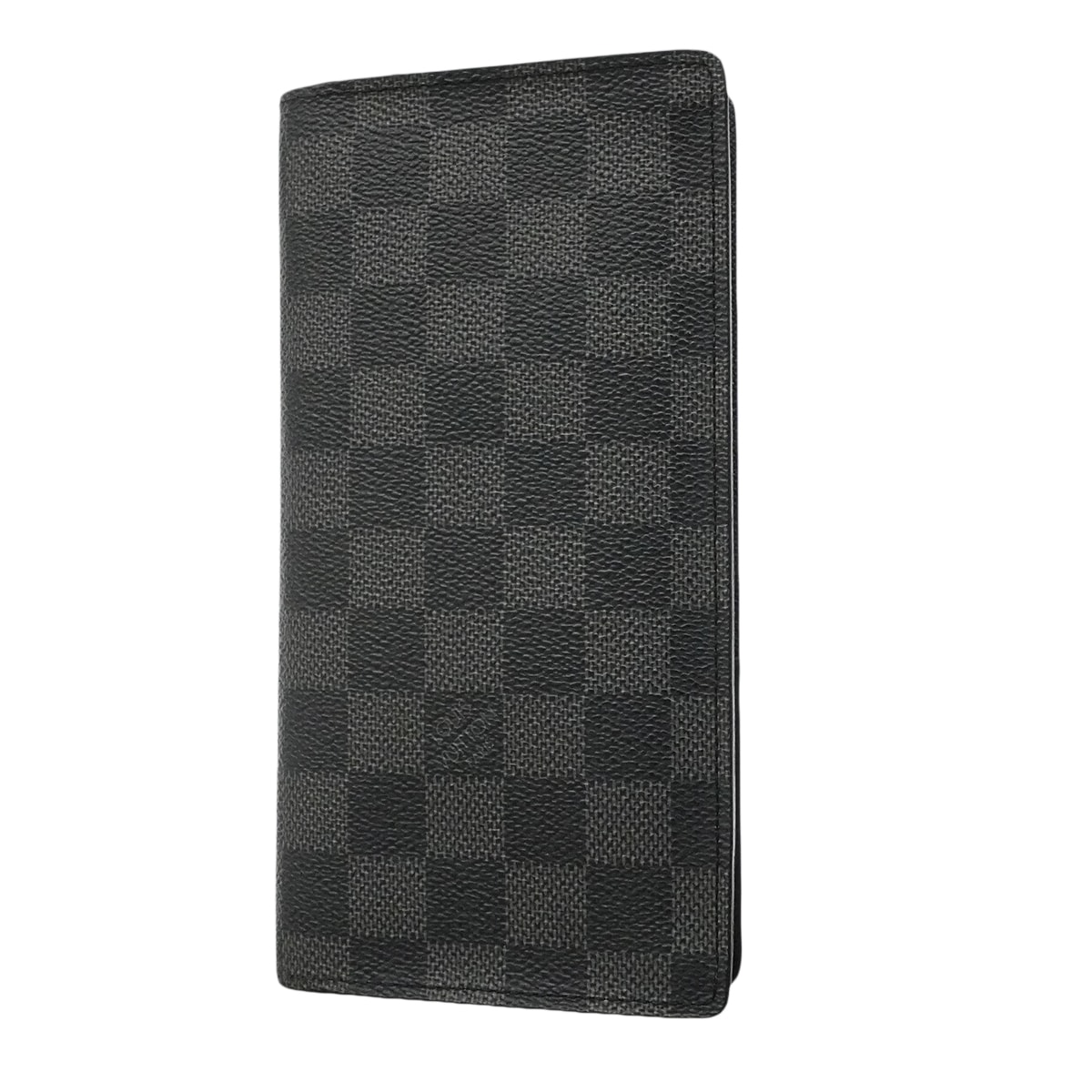 【6gc3321-k】ルイヴィトン 長財布 ダミエ・グラフィット ポルトフォイユブラザ N62665 ブラック グレー【中古】メンズ