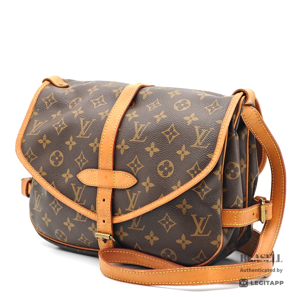 LOUIS VUITTON ルイ・ヴィトン ソミュール30 モノグラム ソミュール30 M42256 AR1910 ショルダーバッグ Monogram Canvas Brown レディース
