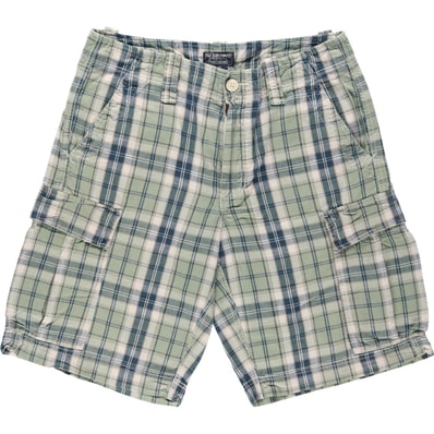 古着 00年代 ラルフローレン Ralph Lauren POLO JEANS COMPANY チェック柄 カーゴショーツ ハーフパンツ メンズw34相当/eaa621358