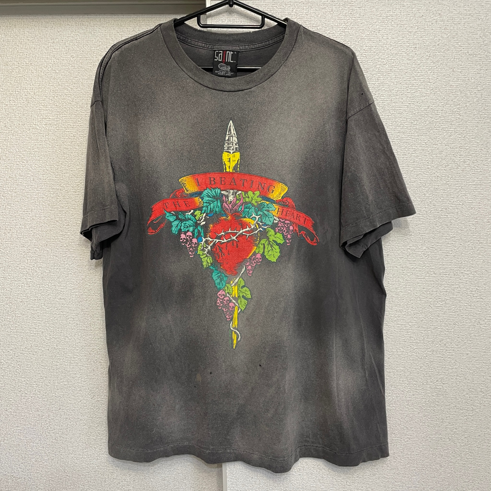 SAINT Mxxxxxx 24SS x LASTMAN Beating Short Sleeve T-Shirt "Black"