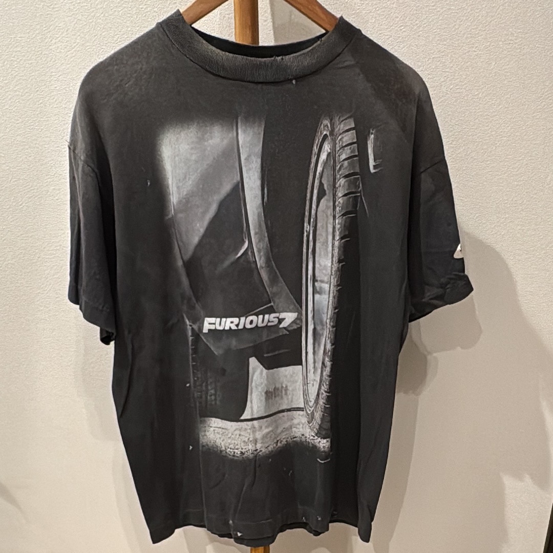 SAINT Mxxxxxx x FAST AND FURIOUS SS Tee Furious 7 "Black"