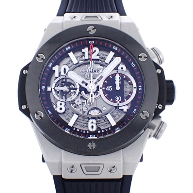 HUBLOT ウブロ ビッグバン ウニコ チタニウム セラミック 411.NM.1170.RX メンズ 腕時計