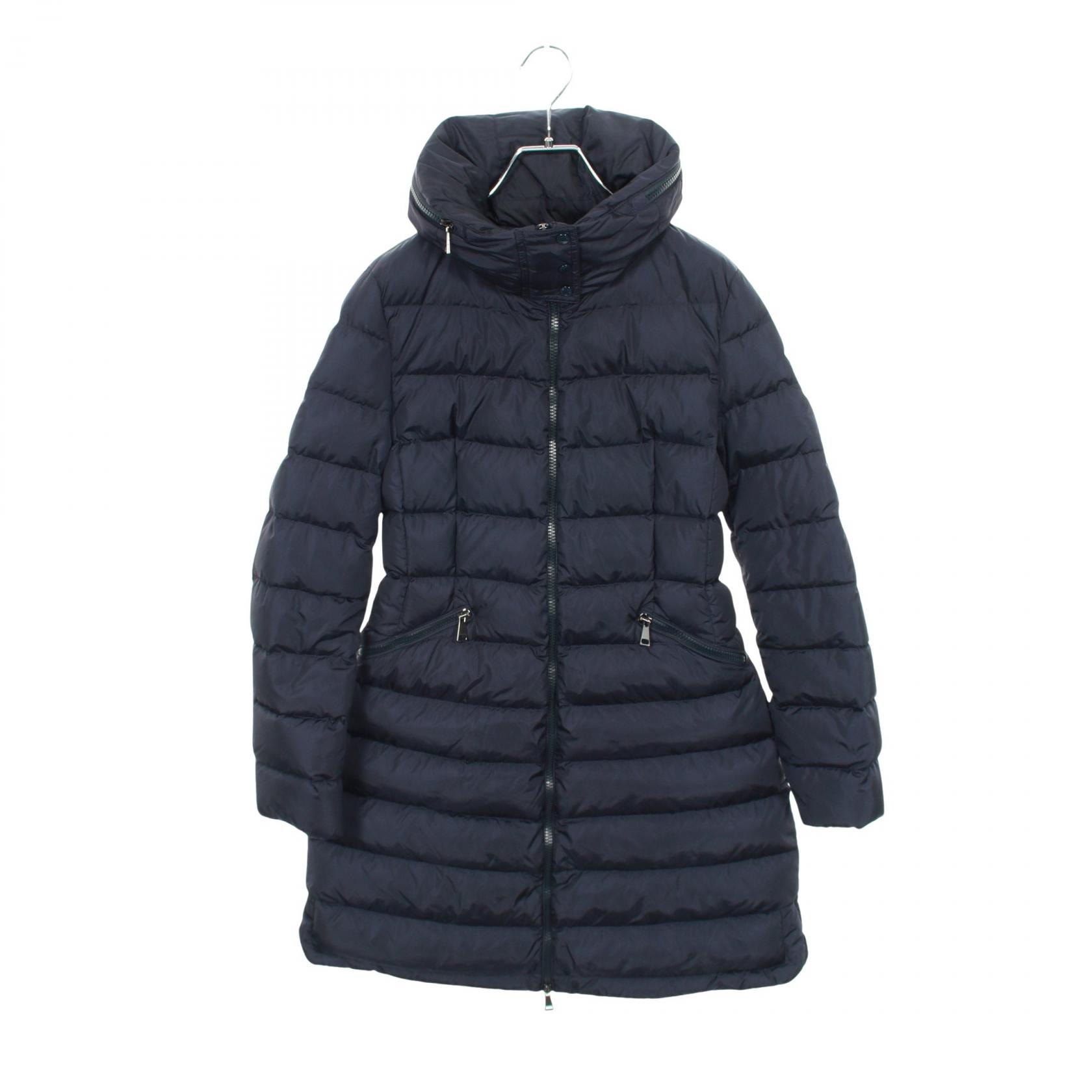 モンクレール MONCLER FLAMMETTE フラメッテ ダウンジャケット 衣料品 アウター ナイロン メンズ ネイビー系 4993105 【中古】