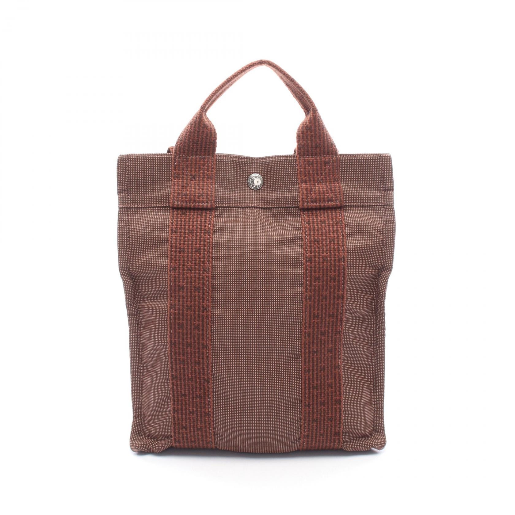 エルメス HERMES エールライン アドPM リュックサック バックパック バッグ キャンバス レディース ブラウン系 【中古】