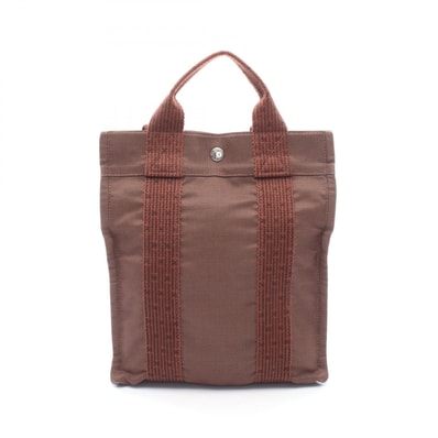 エルメス HERMES エールライン アドPM リュックサック バックパック バッグ キャンバス レディース ブラウン系 【中古】