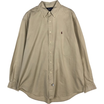 古着 ラルフローレン Ralph Lauren 長袖 ボタンダウンシャツ メンズXL相当/eaa678424