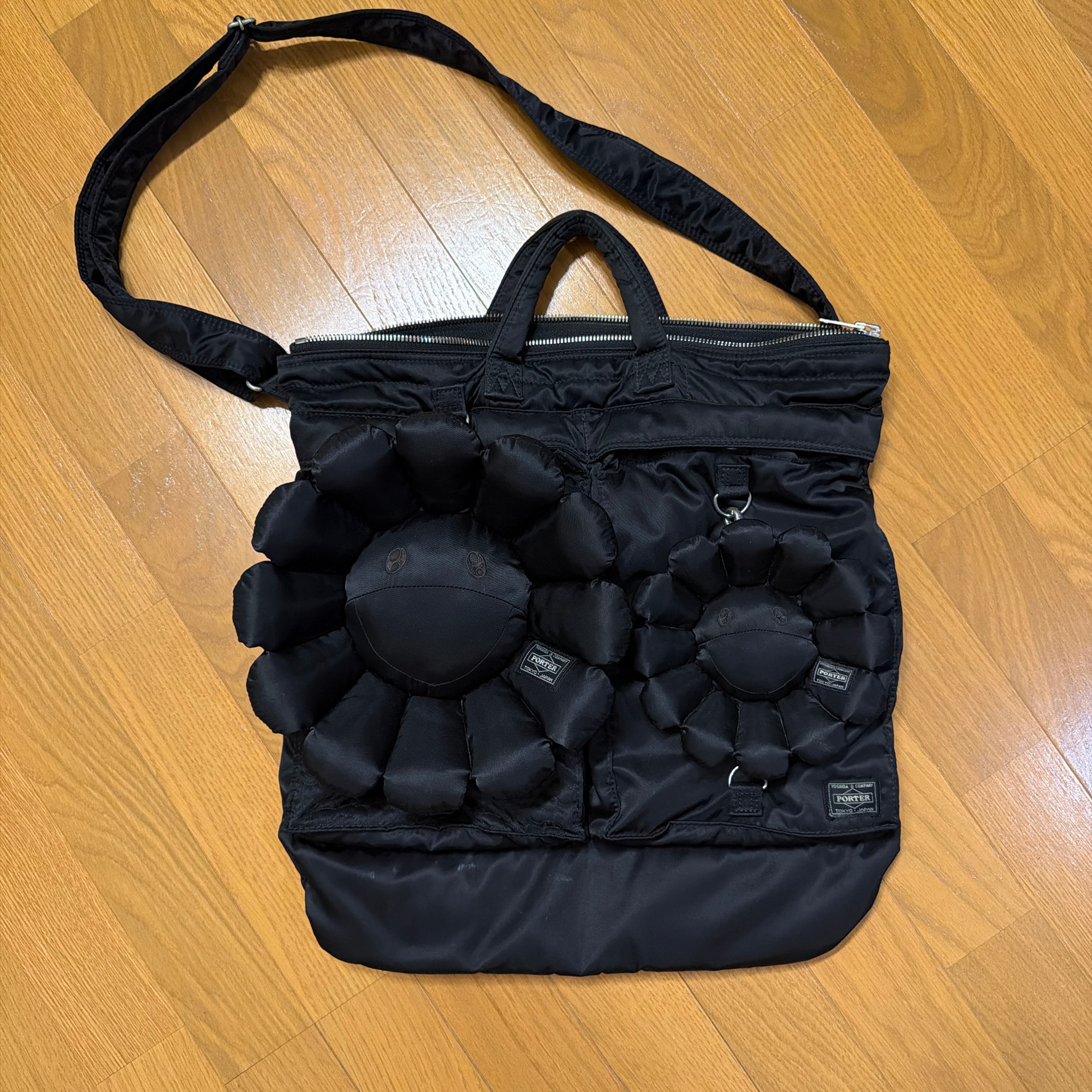 PORTER x Takashi Murakami 2Way Helmetbag "Black"
