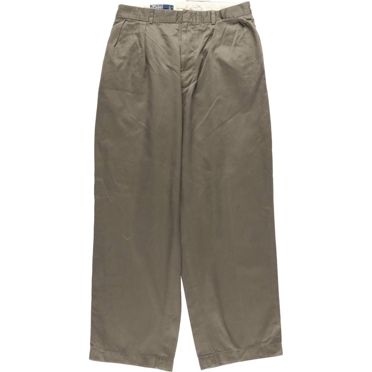 古着 ラルフローレン Ralph Lauren POLO by Ralph Lauren ツータック チノパンツ メンズw30相当/eaa550878
