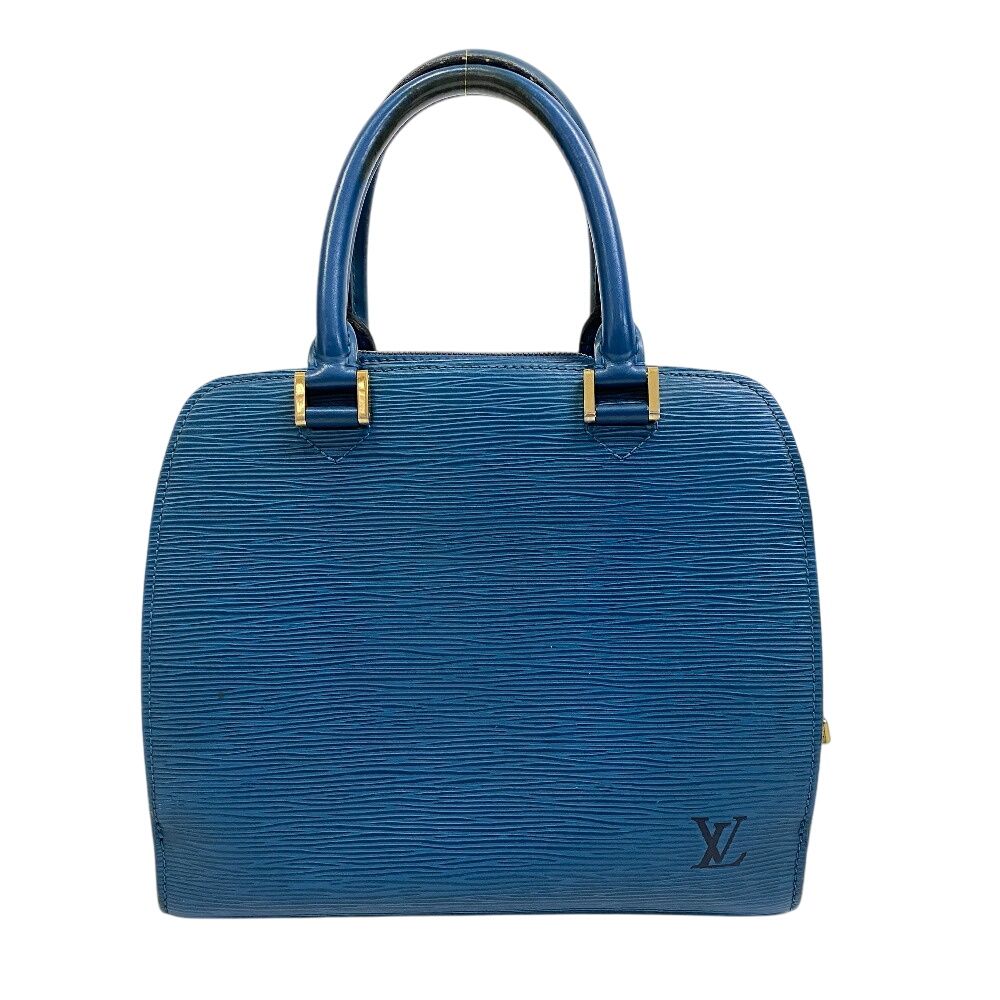 ルイヴィトン LOUIS VUITTON ハンドバッグ エピ ポンヌフ M52055 ブルー