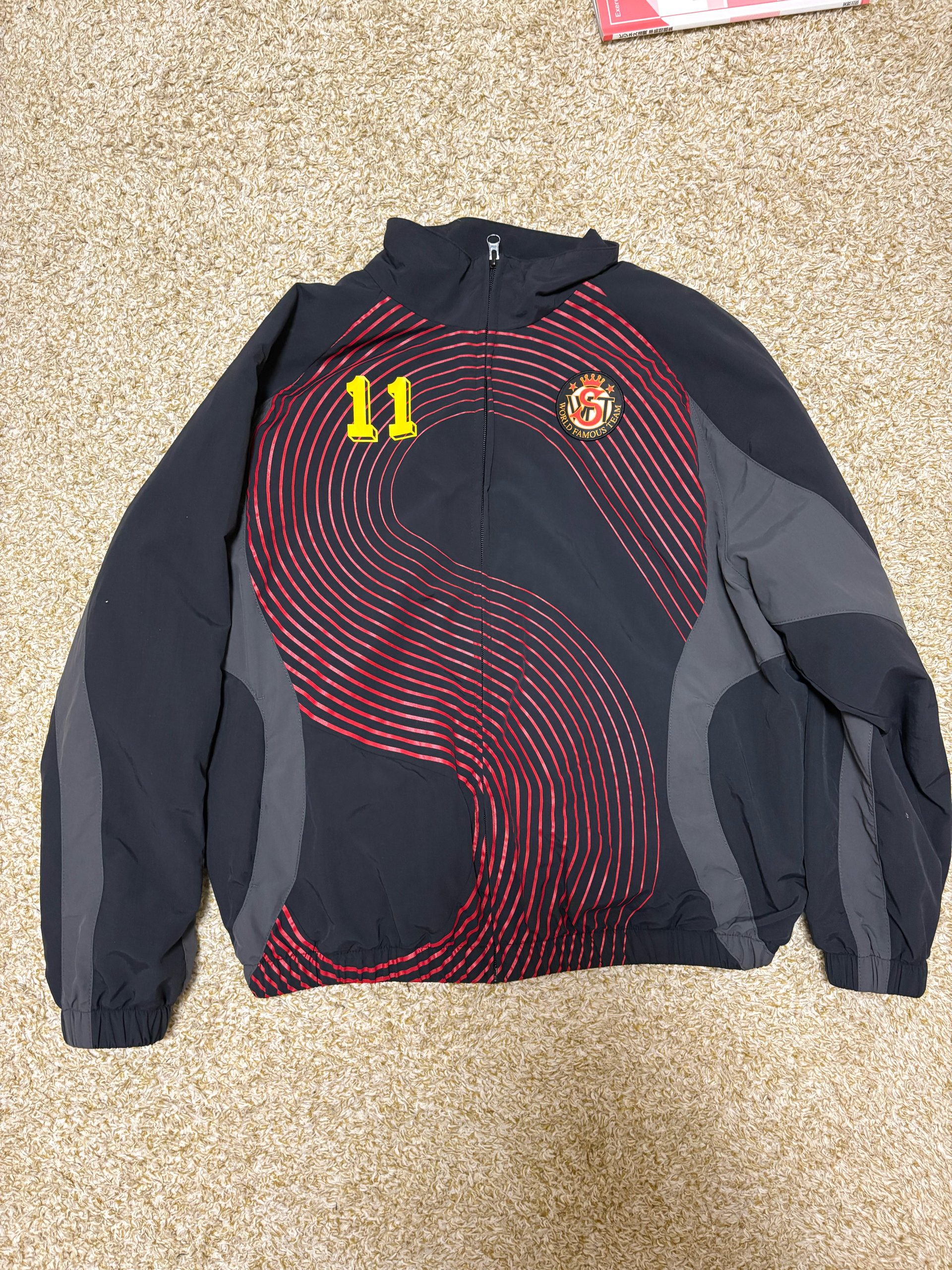 Supreme S Logo Track Jacket "Black"