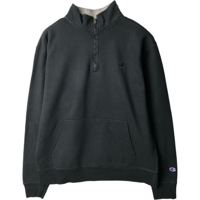 古着 チャンピオン Champion ハーフジップスウェットシャツ トレーナー メンズL相当/eaa595667