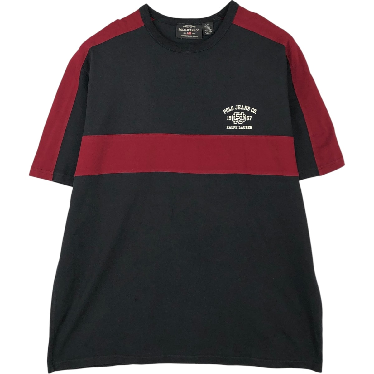 古着 ラルフローレン Ralph Lauren POLO JEANS COMPANY 半袖 ロゴTシャツ メンズL相当/eaa621675