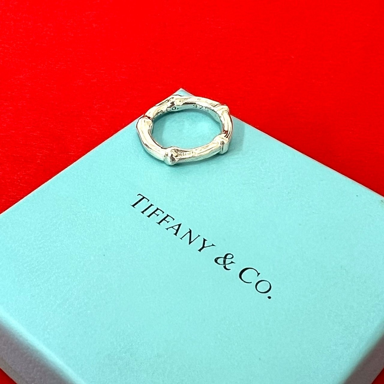 TIFFANY&Co. ティファニー バンブー リング シルバー925 リング・指輪 10号 シルバー
 55510