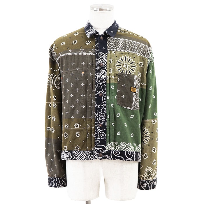 C (やや傷や汚れあり)】KAPITAL キャピタル 1st Jacket ネルシャツ