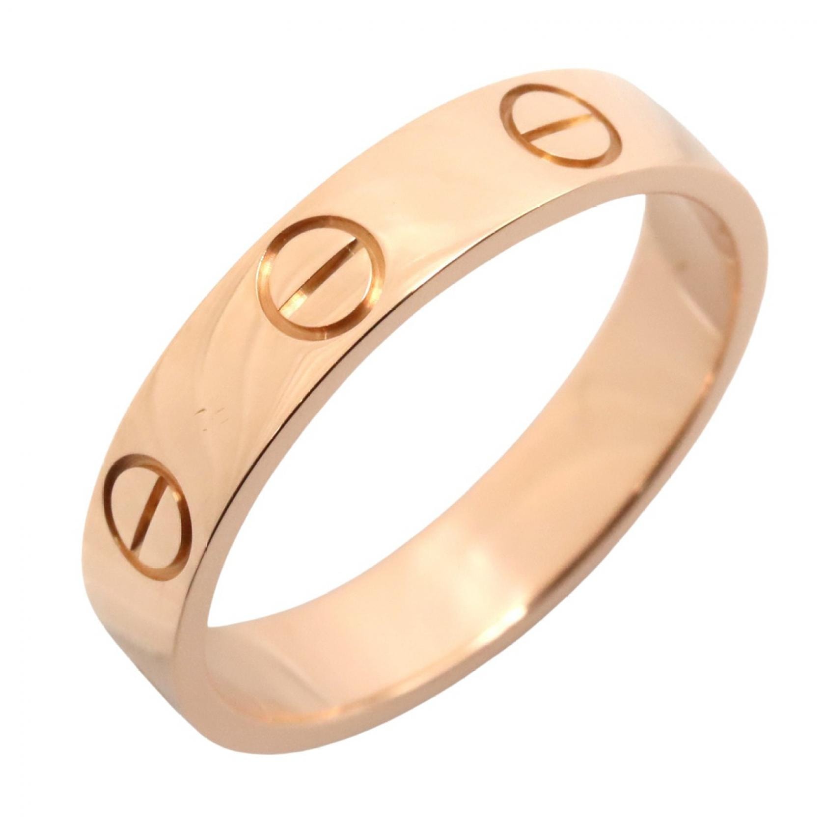 カルティエ CARTIER ミニラブリング リング・指輪 ジュエリー K18PG(ピンクゴールド) レディース ゴールド系 【中古】