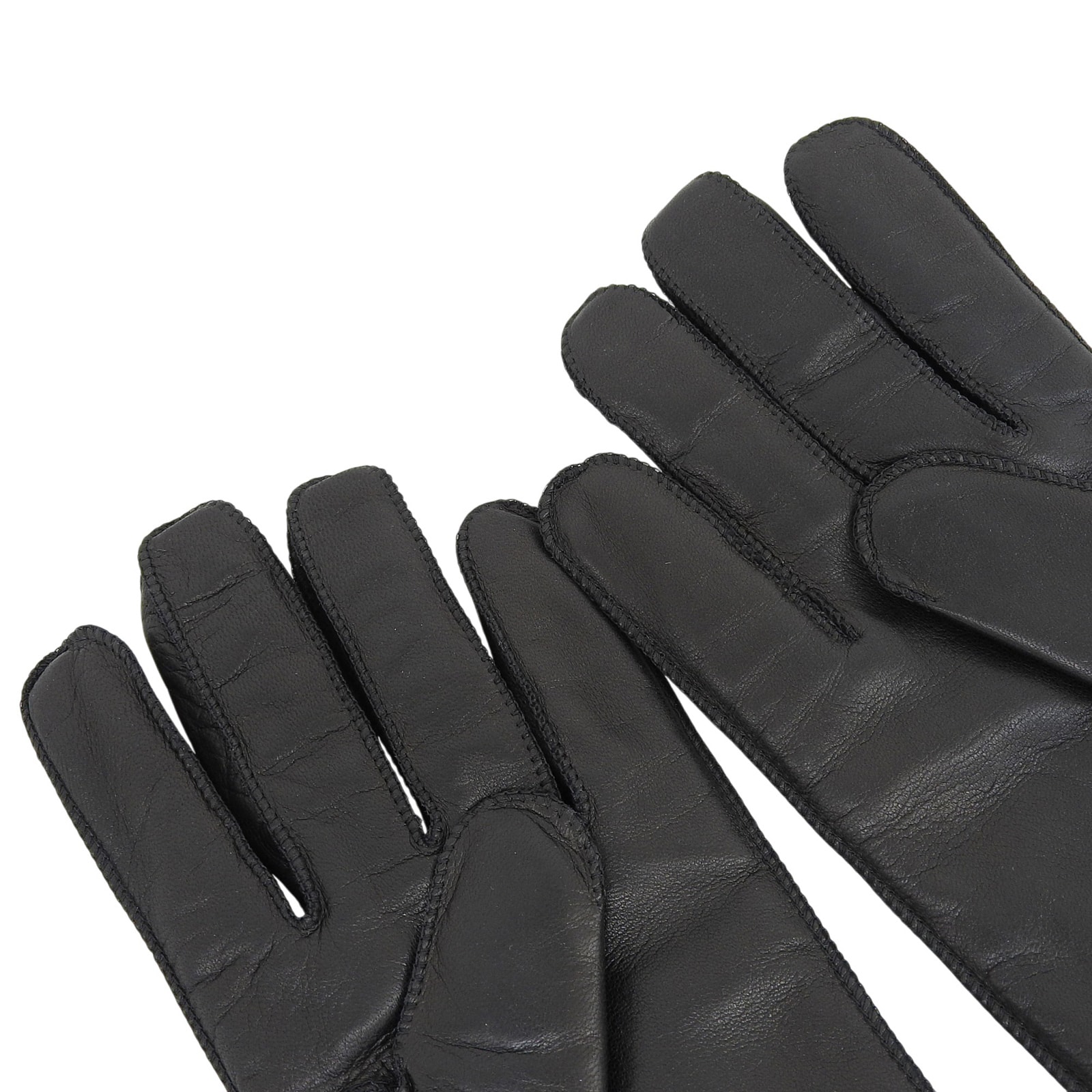 A (未使用に近い)】極美品 ダンヒル 手袋 ブラック メンズ ラムレザー