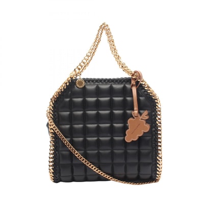 ステラマッカートニー Stella McCartney ファラベラ ミニ キルティング 2WAY ショルダーバッグ バッグ フェイクレザー レディース ブラック系 371223 【中古】