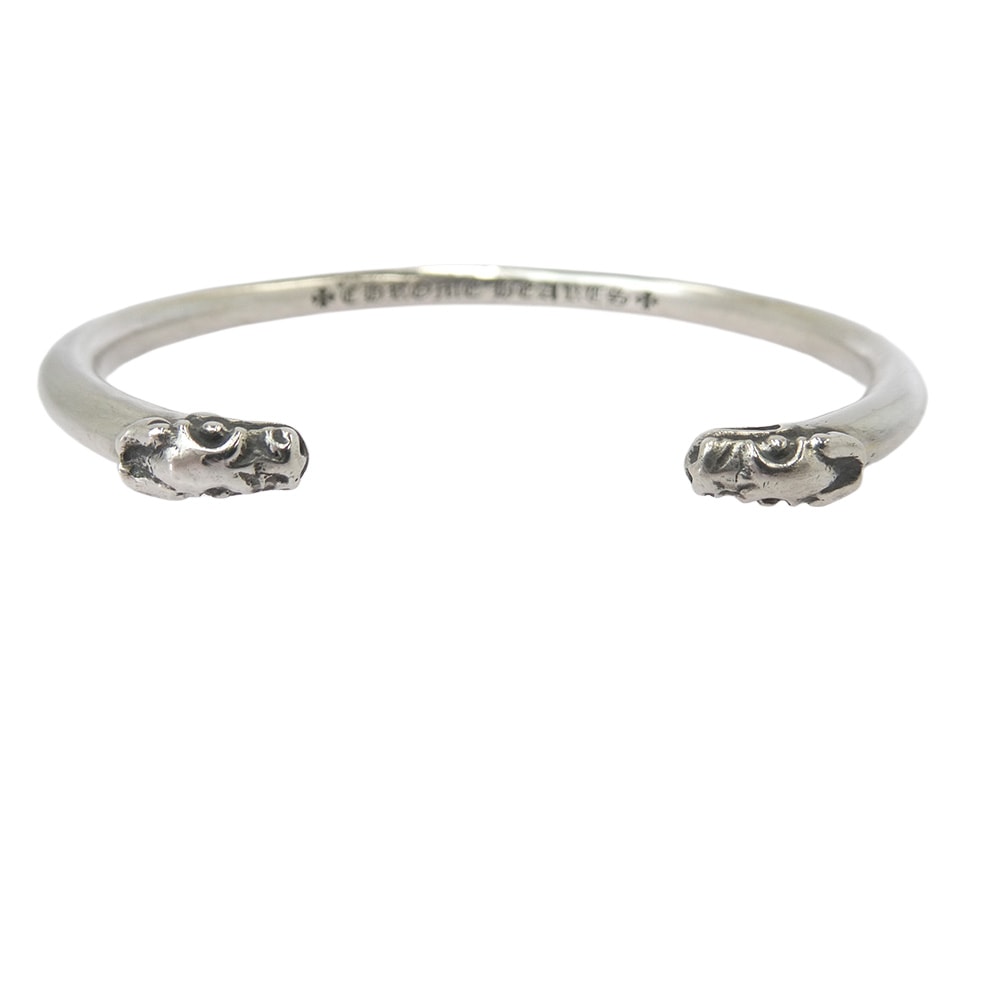 Chrome Hearts Double Dog Bangle "Silver"