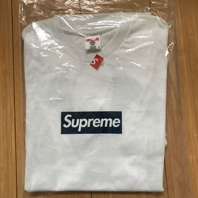 Supreme New York Yankees Box Logo Tee "White"