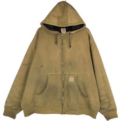 古着 ビッグサイズ カーハート Carhartt スウェットフルジップパーカー メンズXXXL相当/eaa597214