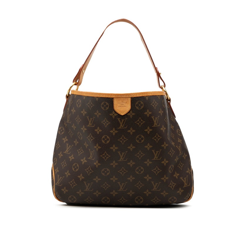 ルイ ヴィトン モノグラム ディライトフルPM ワンショルダーバッグ M40352 ブラウン PVC レザー レディース LOUIS VUITTON 【中古】