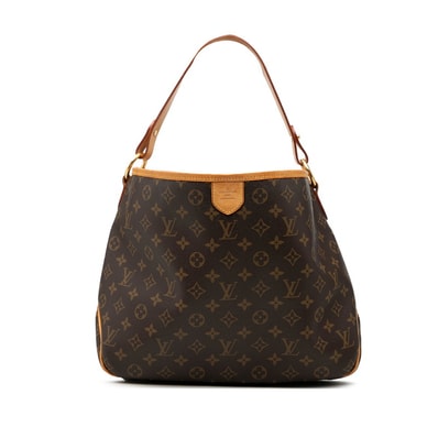 ルイ ヴィトン モノグラム ディライトフルPM ワンショルダーバッグ M40352 ブラウン PVC レザー レディース LOUIS VUITTON 【中古】