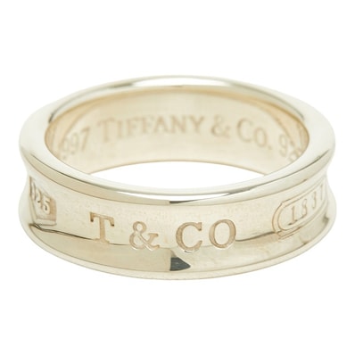ティファニー ティファニー 1837 リング 指輪 SV925 シルバー メンズ TIFFANY&Co. 中古