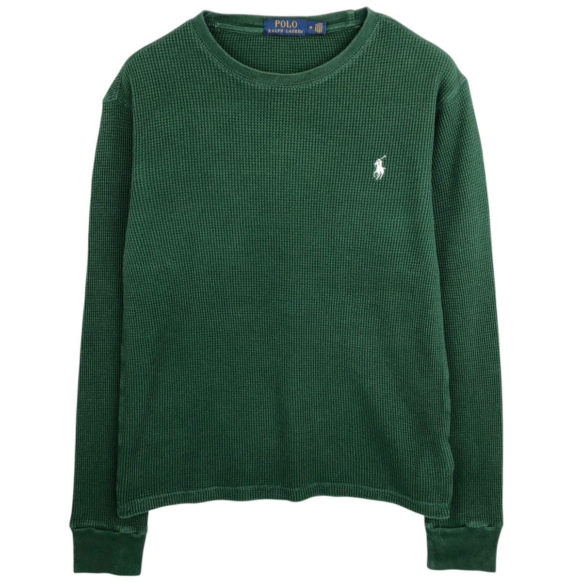古着 ラルフローレン Ralph Lauren POLO RALPH LAUREN サーマルロンT ワッフル メンズM相当/eaa632164