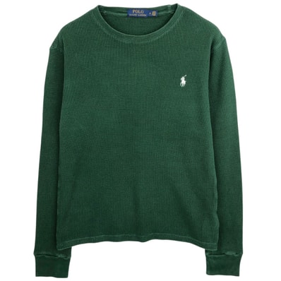 古着 ラルフローレン Ralph Lauren POLO RALPH LAUREN サーマルロンT ワッフル メンズM相当/eaa632164