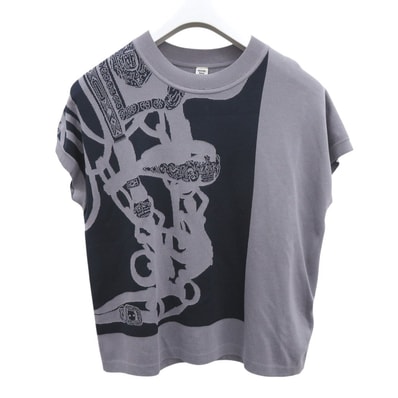 エルメス ショートスリーブニット ジャガードニット ブリッド ド