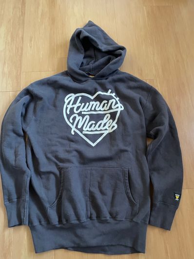HUMAN MADE Heart Tsuriami Hoodie "Black"