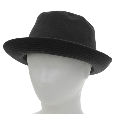 美品 エルメス ハット ブラック メンズ 58