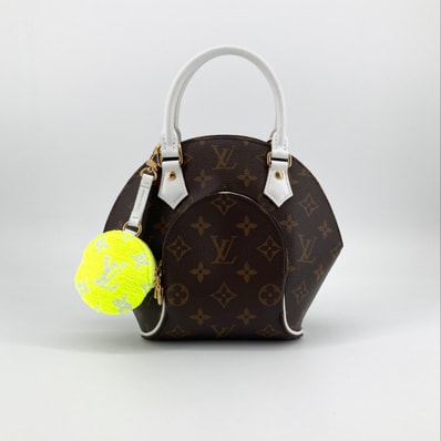 LOUIS VUITTON(ルイ・ヴィトン) LV マッチ モノグラム エリプス BB 2WAY ポーチ付 M20752 ハンドバッグ ブラウン×ホワイト