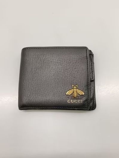GUCCI Animalier Leather Coin Wallet