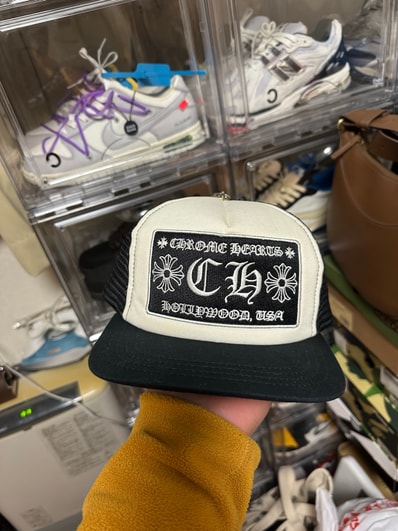 Chrome Hearts Trucker Cap CH "Black/White"