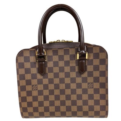 ルイヴィトン トリアナ ダミエ ハンドバッグ ダミエキャンバス N51155 ブラウン レディース LOUIS VUITTON 中古