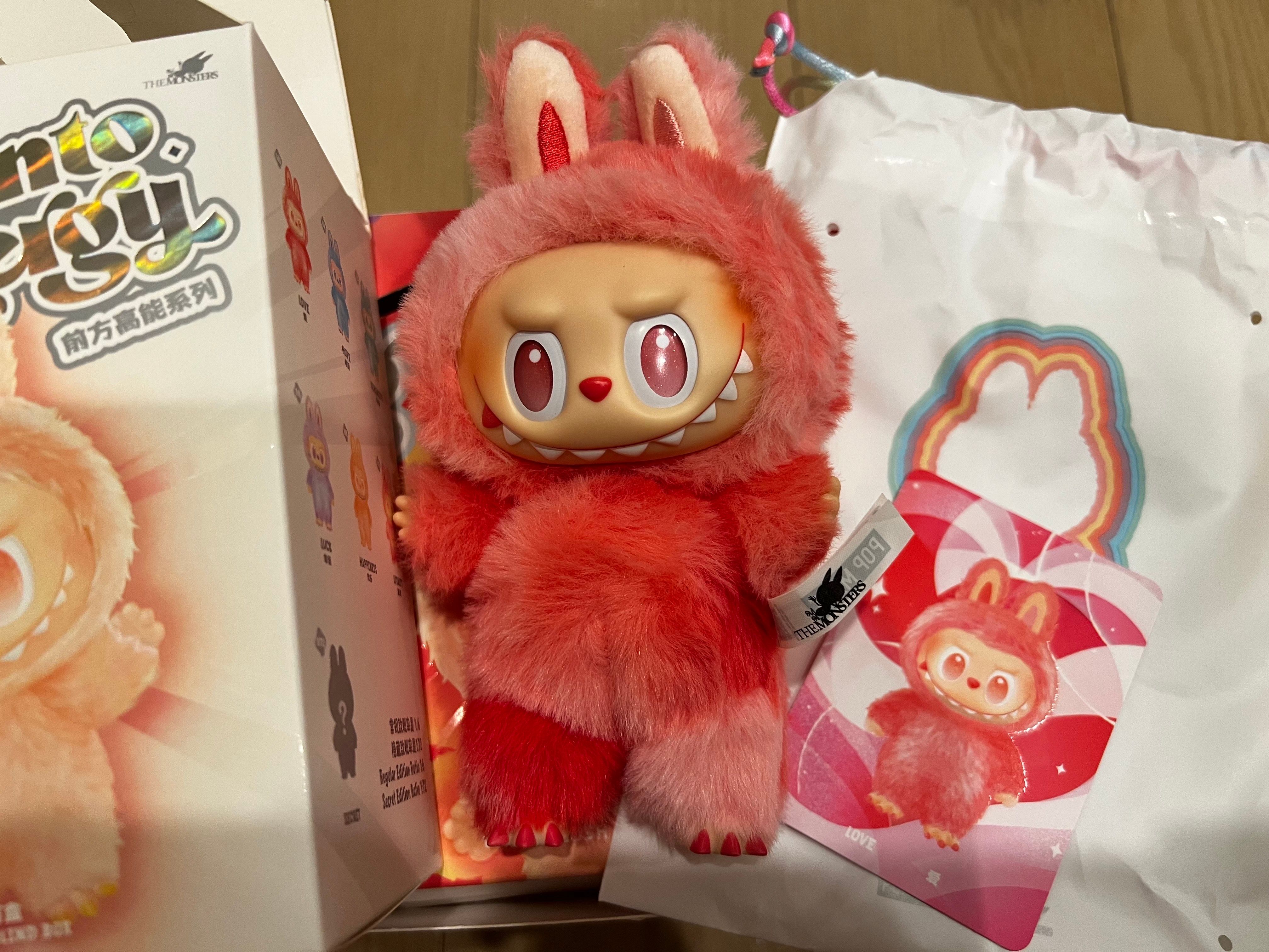 POP MART THE MONSTERS (LABUBU) Big into Energy Series Plush Pendant LOVE