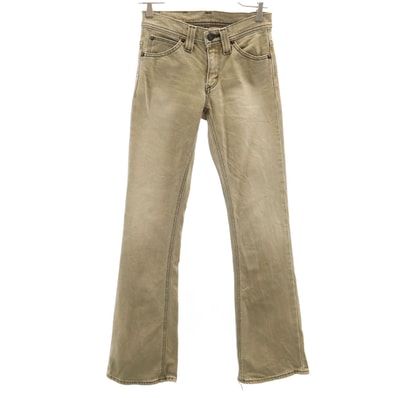 Lee リー ブーツカットデニムパンツ S ベージュ系 ジーンズ
