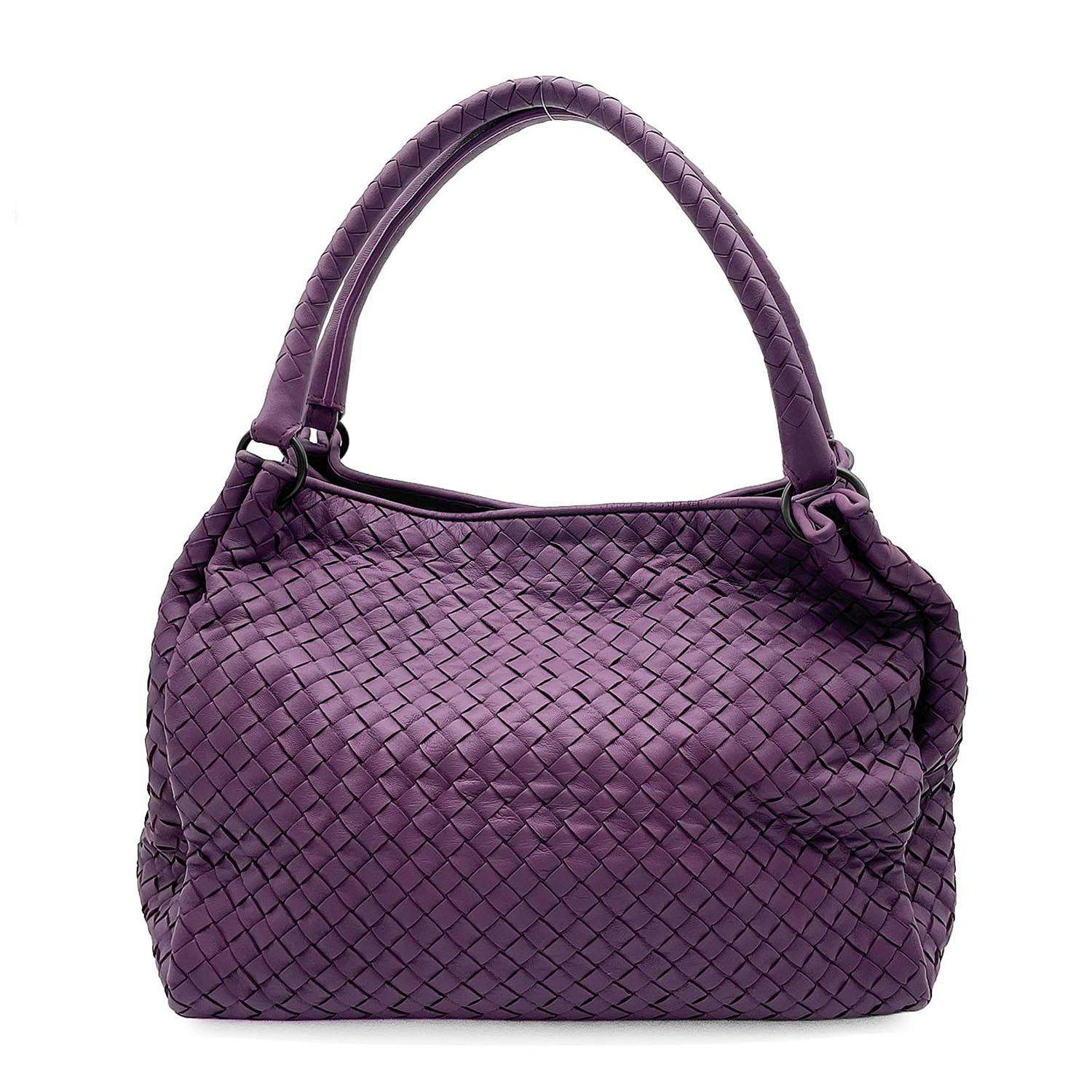 BOTTEGAVENETA ボッテガヴェネタ パラシュート ハンドバッグ
肩掛け イントレチャート ラムレザー パープル ユニセックス
【中古】