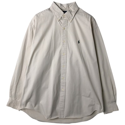 古着 ラルフローレン Ralph Lauren BLAKE 長袖 ボタンダウンシャツ メンズL相当/eaa609638