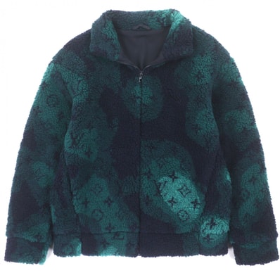 極美品 ルイヴィトン ブルゾン グリーン メンズ M HOY15W