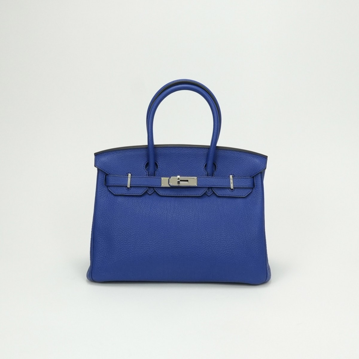 エルメス HERMES バーキン30 バーキン 30 バッグ トートバッグ トゴ ブルーエレクトリック ブルー 青 シルバー金具 ハンドバッグ