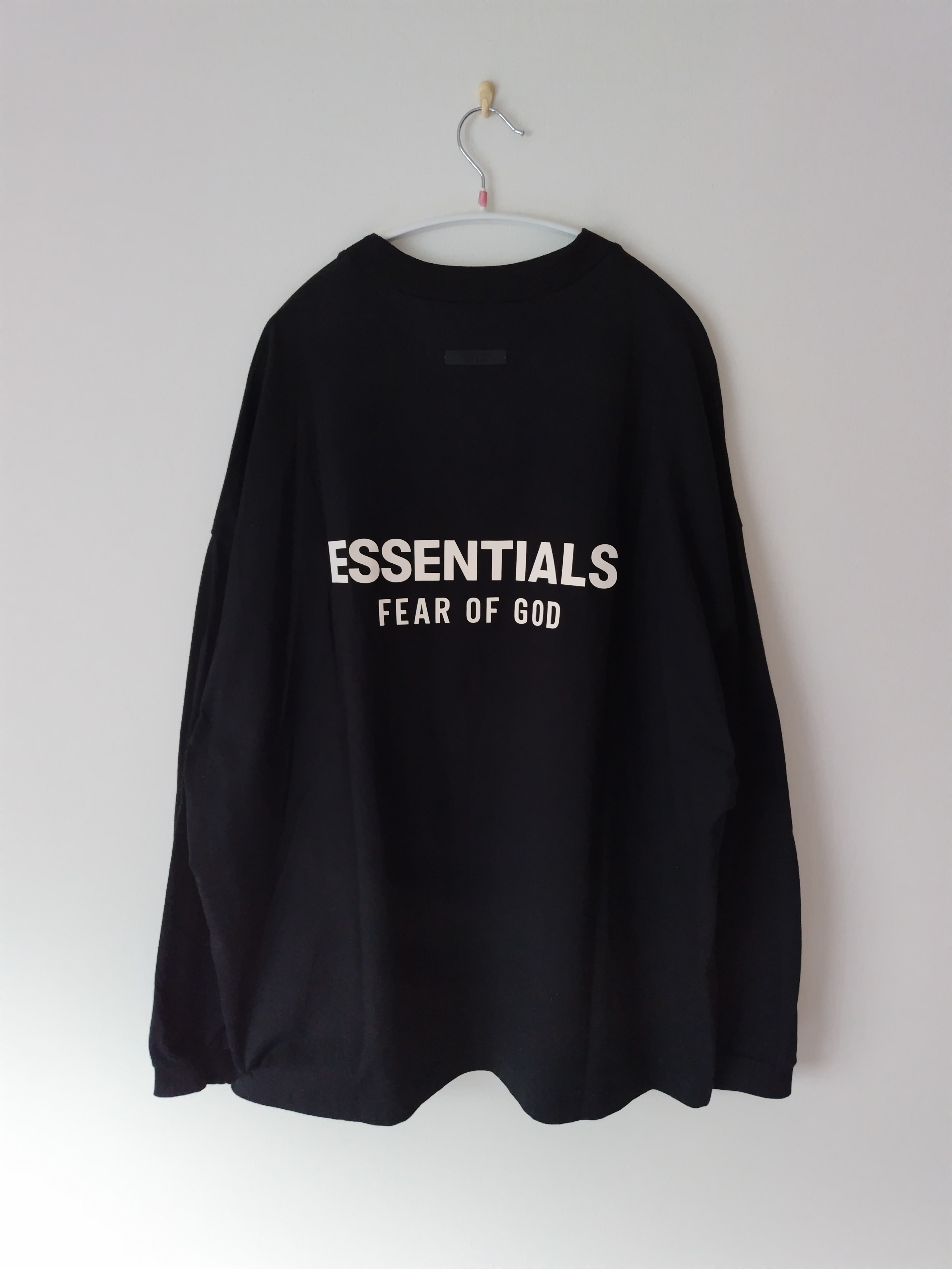 FEAR OF GOD Essentials Jersey Long Sleeve T-Shirt "Black"